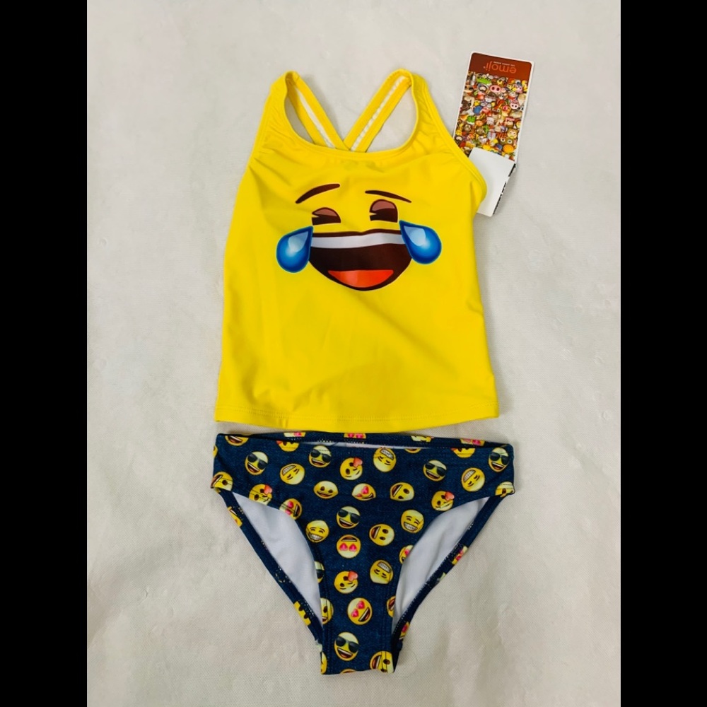 Emoji The Iconic Brand Girls Tankini